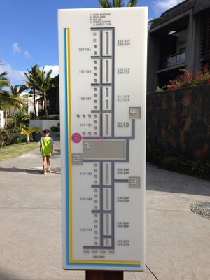 酒店里的指路牌 — 一块不说话的向导